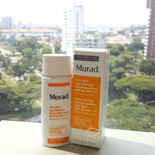 Murad City Skin Age Defence Broad Spectrum Protection SPF 50, mineral sunscreen, sun protection, HEV protection,