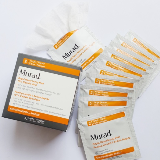 Murad Rapid Resurfacing Peel, Alpha Hydroxy Acid, Glycolic acid, clear skin, antiageing, brighter skin